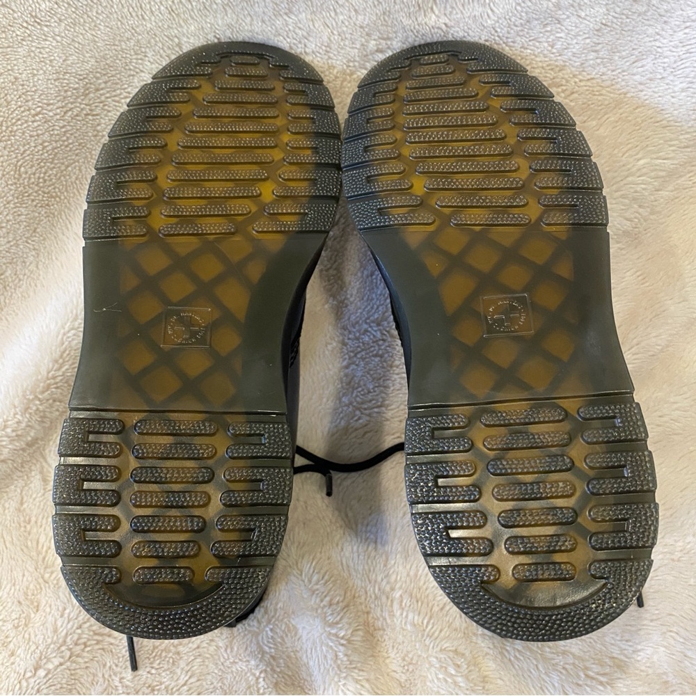 Dr Martens Doc Martens Zavala Black Lace-up Air Wair Combat Boots Size 7 NWOB - Picture 14 of 16